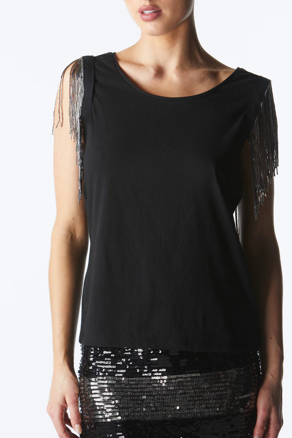 Fate & Becker - Windflowers Top - Black