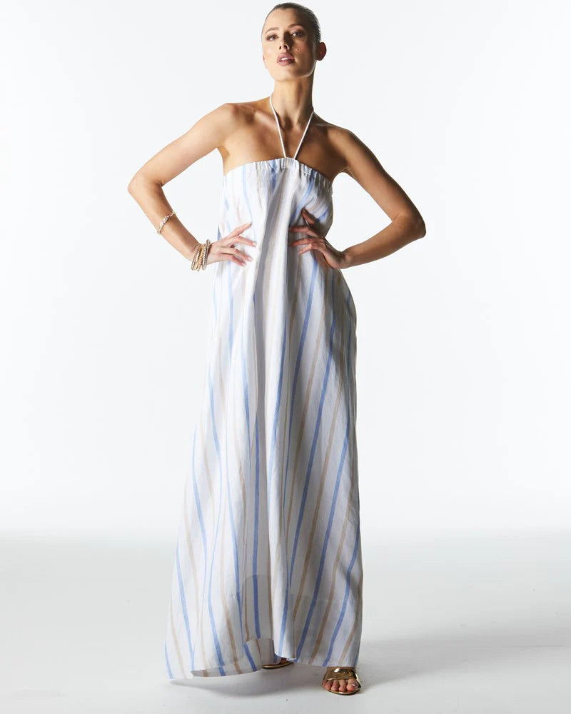 Fate & Becker.  - Poolside Boxy Dress - Stripe