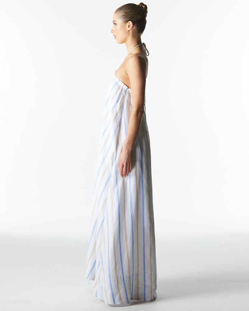 Fate & Becker.  - Poolside Boxy Dress - Stripe