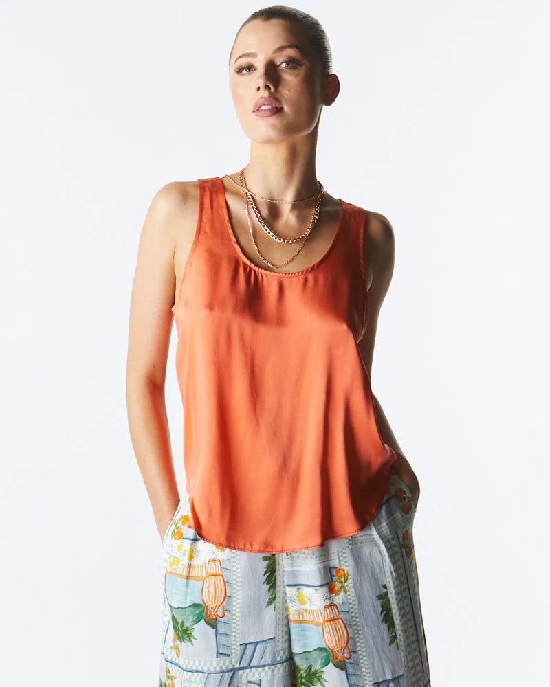 Fate & Becker Dashing Tank - Tangerine