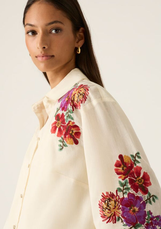 Mos the Label - Frida Embroidery Shirt