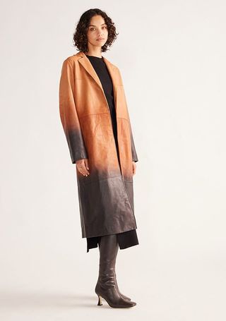 MOS the Label  - Eloise Ombre Leather Coat