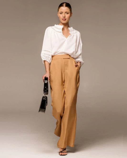 Sale - Fate & Becker - Heart & Soul Flare Pant - Caramel