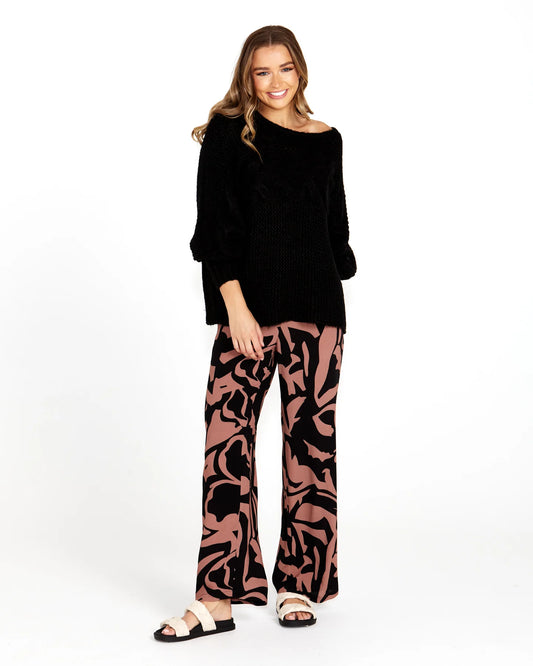 Sass - Joelle Wide Leg Pant - Abstract