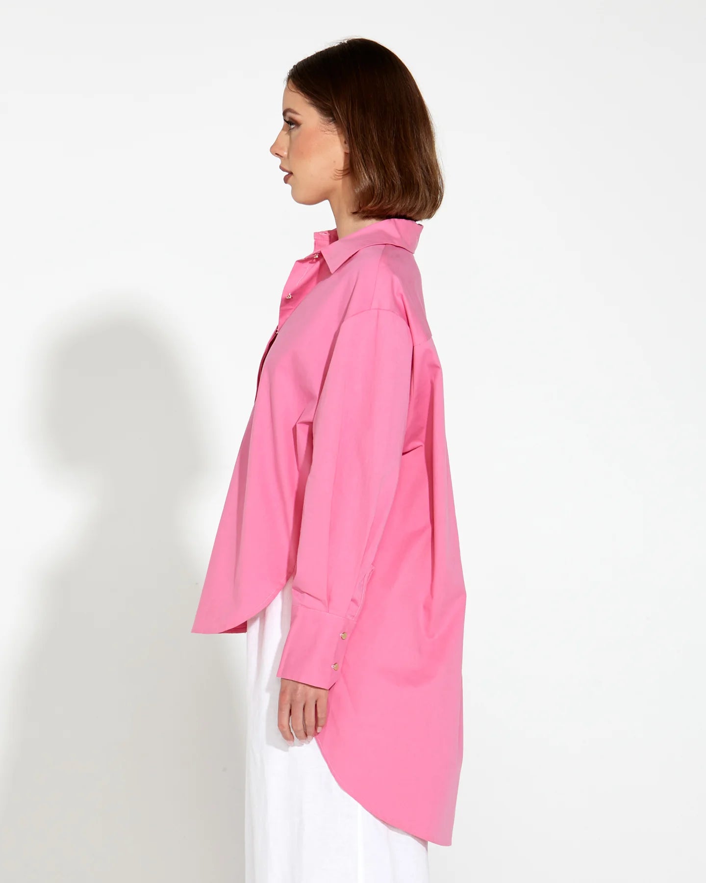 Fate & Becker - Landline Oversized Shirt - Pink