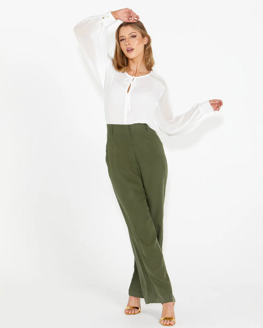 Sale - Fate & Becker - Alter Ego Tailored Pant - Olive