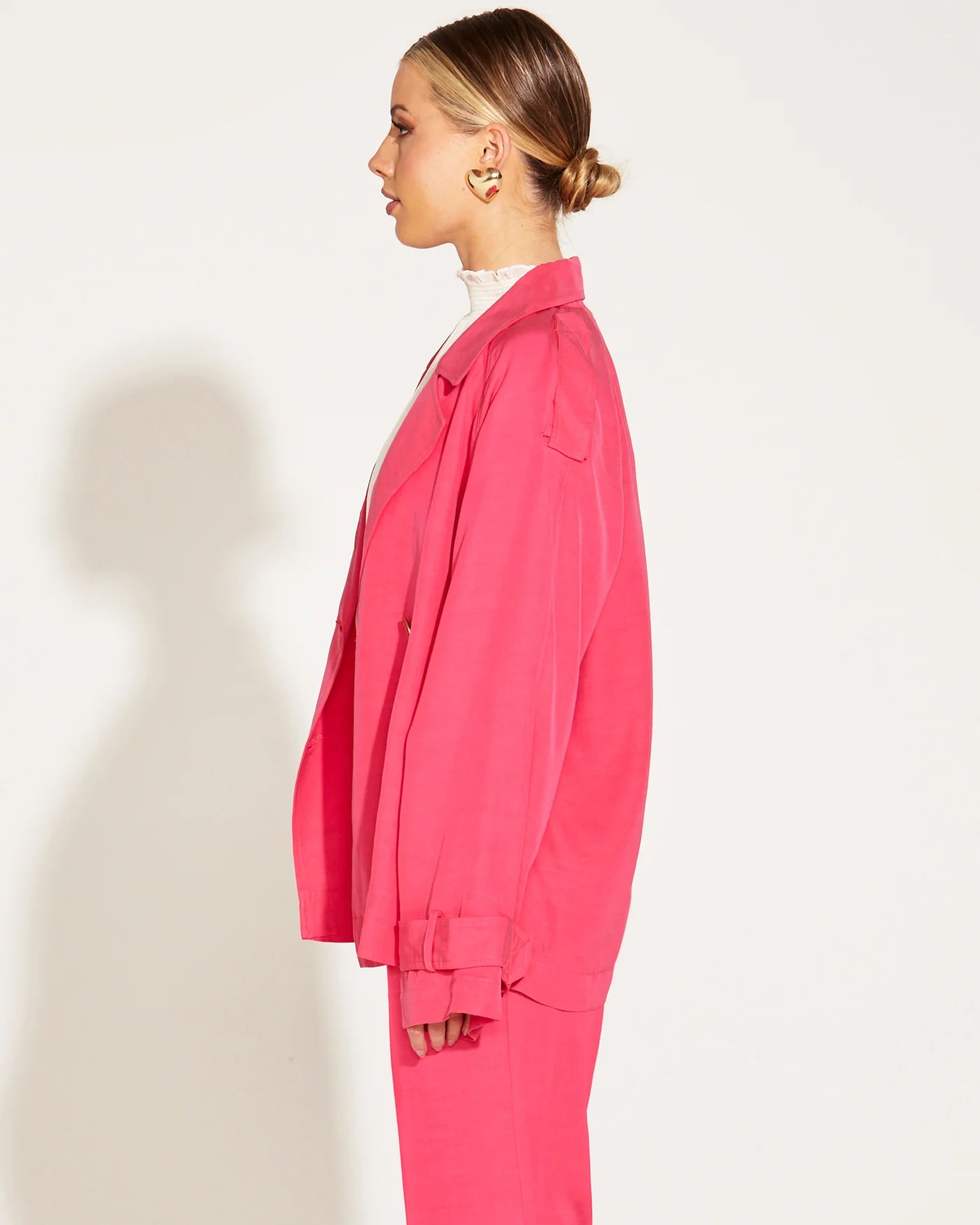 Sale - Fate & Becker - One And Only Oversized Blazer - Hot Pink