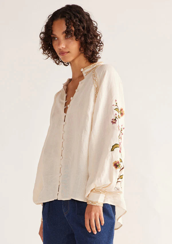 MOS the Label - Camille Blouse - Ivory