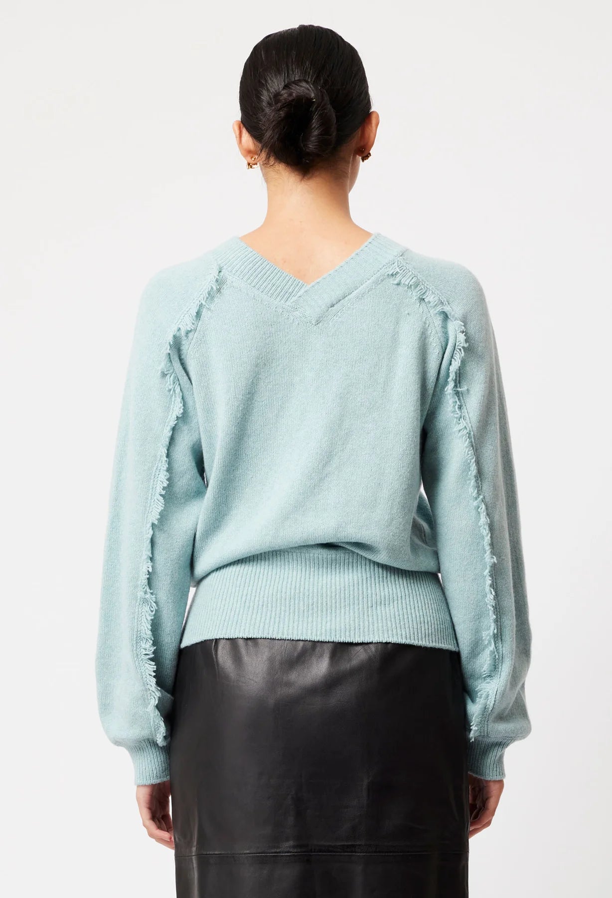 Sale - Once Was - Stella Merino Wool Knit - Sky