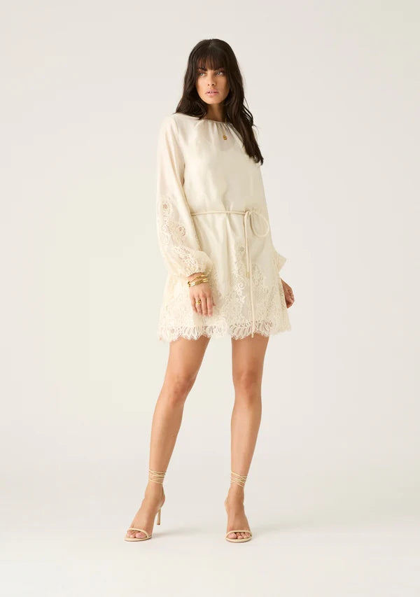 Mos the Label - Evie Mini Dress - Cream