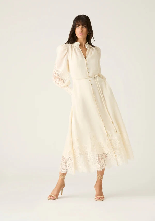 Mos the Label - Evie Midi Dress - Cream