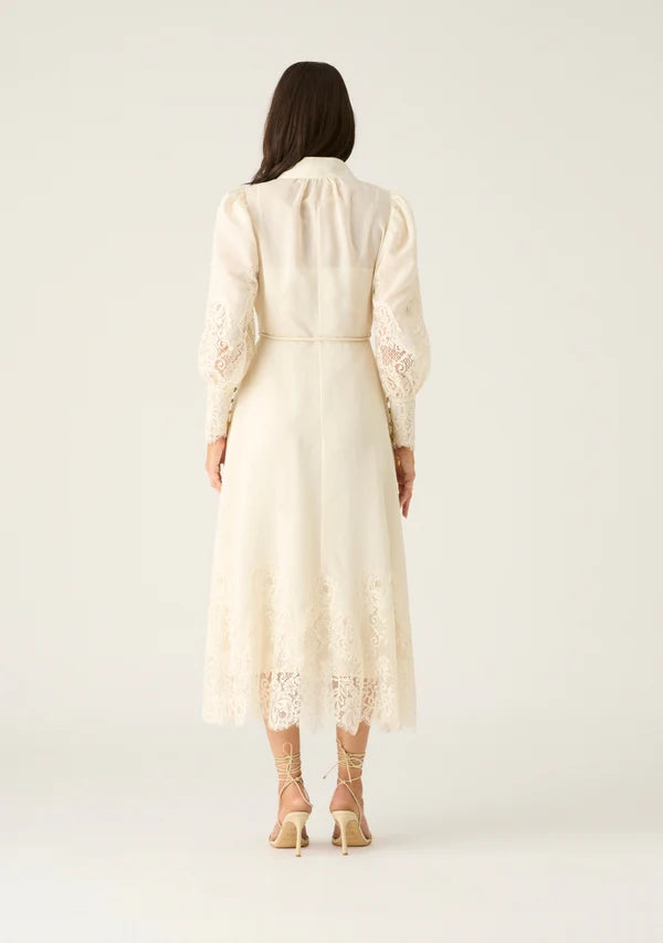 Mos the Label - Evie Midi Dress - Cream