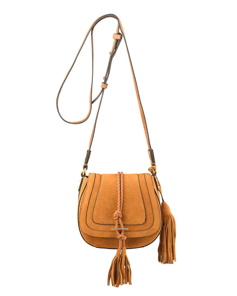 Nikki Williams - 'Harriet' Saddle Bag - Desert Suede