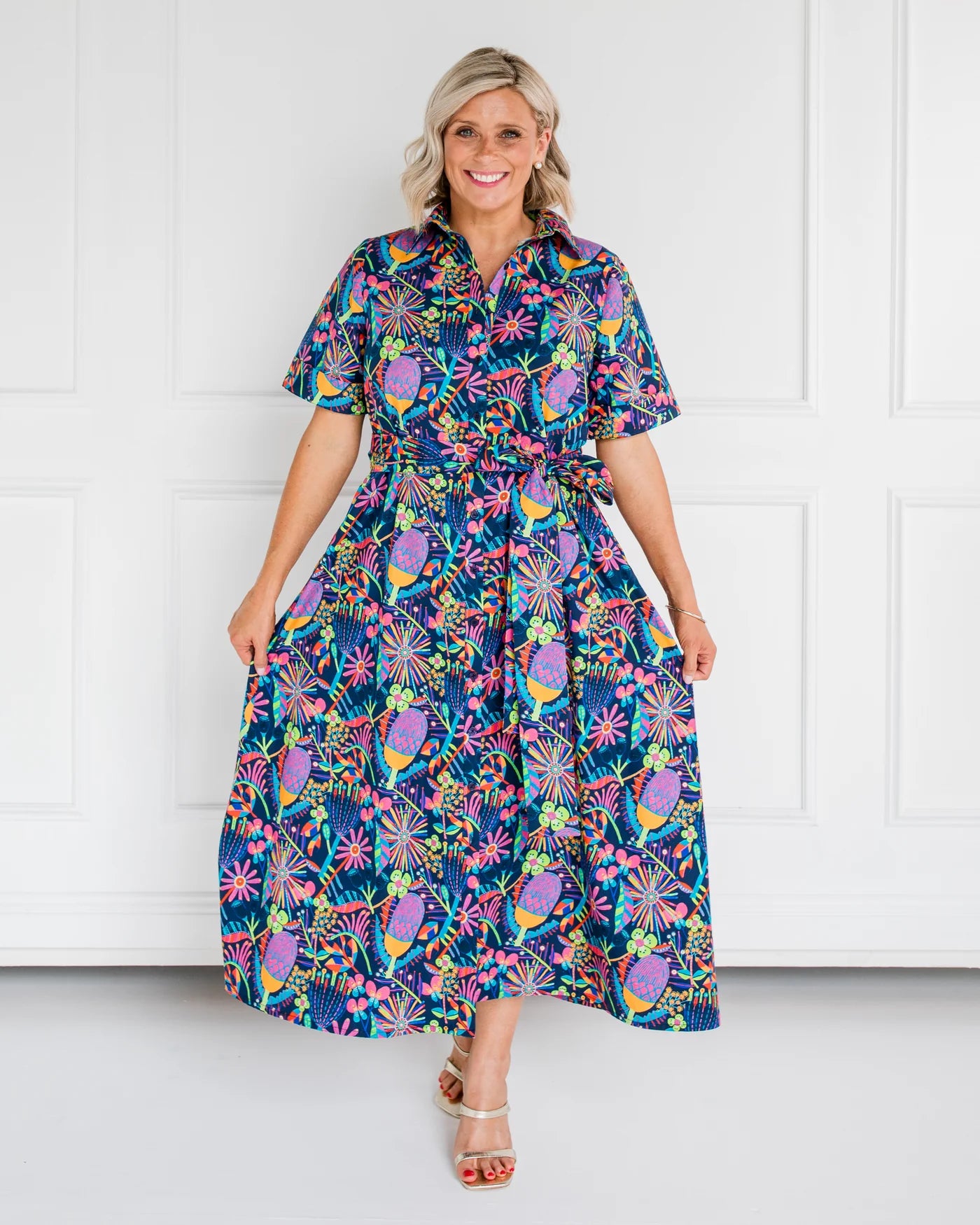 Liv & Milly - Wildflowers Shirt Dress