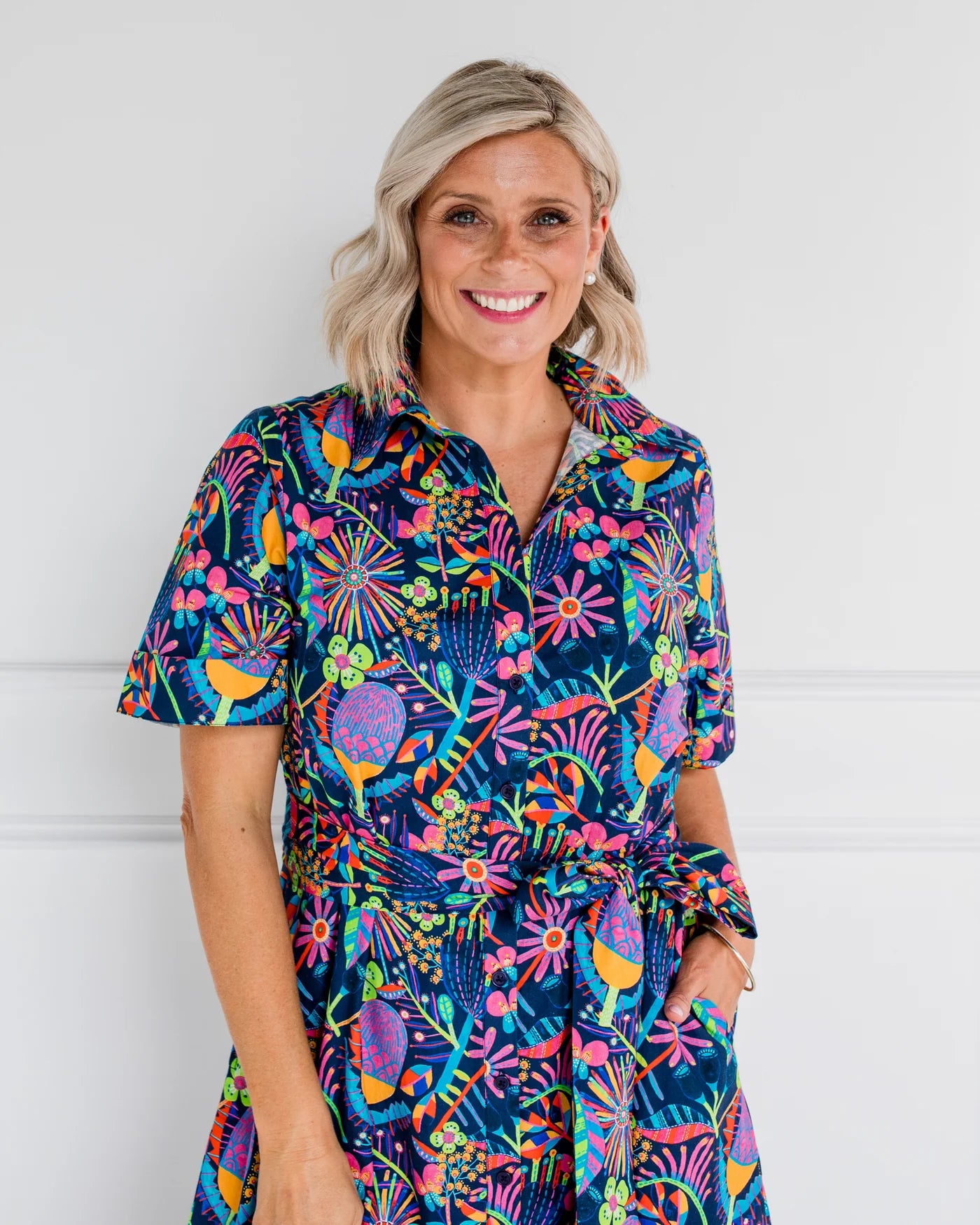 Liv & Milly - Wildflowers Shirt Dress