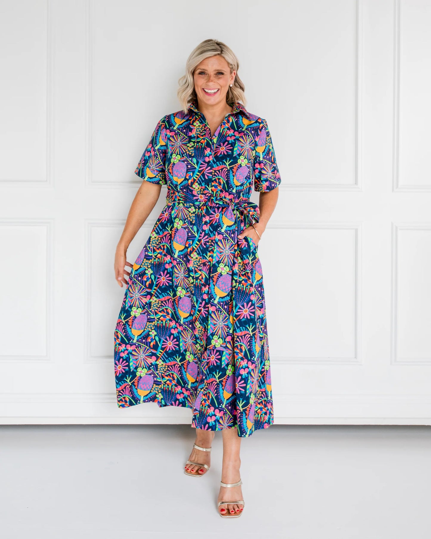 Liv & Milly - Wildflowers Shirt Dress